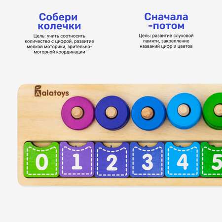 Игрушка Alatoys пирамидка