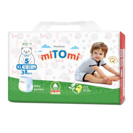 Трусики miTOmi Premium XL 38 шт.