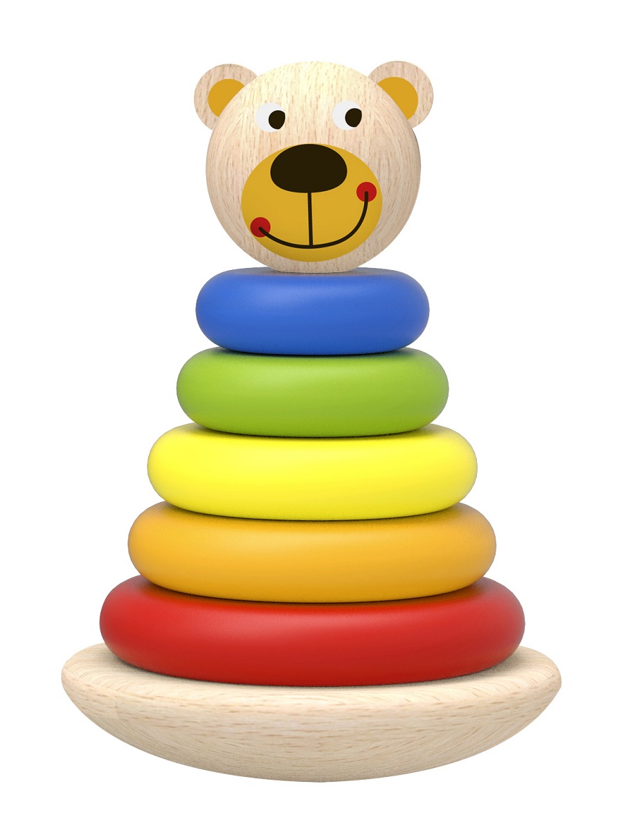 Игрушка Tooky Toy пирамидка - фото 1