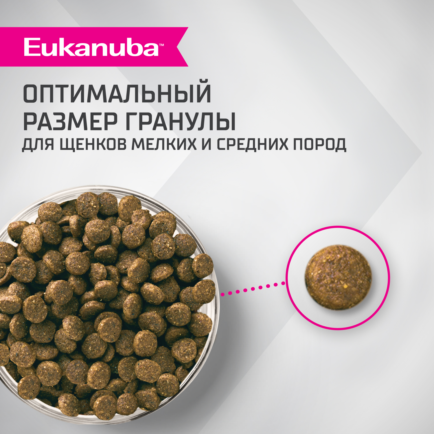 Корм сухой Eukanuba для щенков мелких и средних пород до 12 месяцев с ягненком 7кг - фото 4