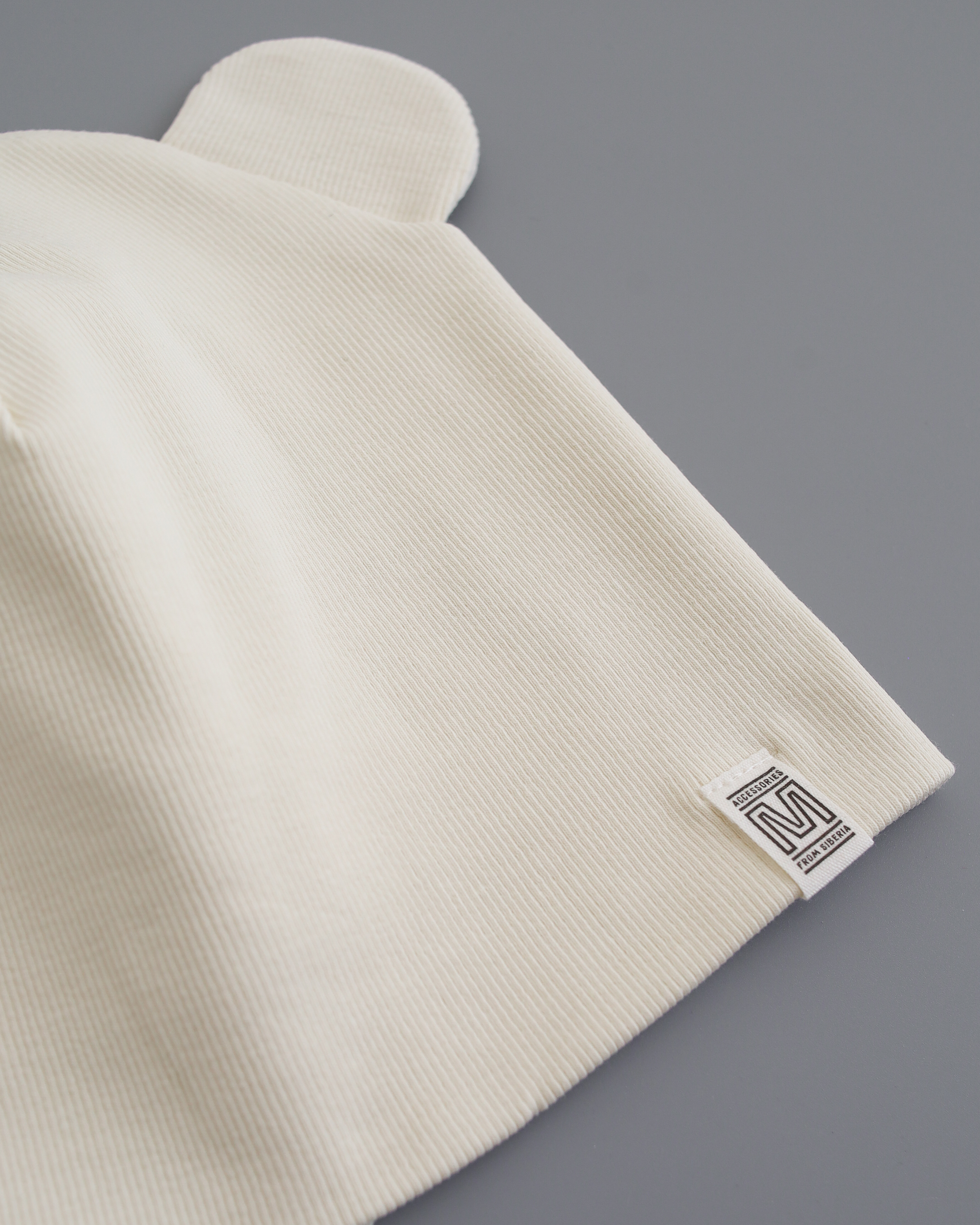 Шапка MINIDINO Т-ГУ-Ш008Шапка Уши 2.0 тофу - фото 5