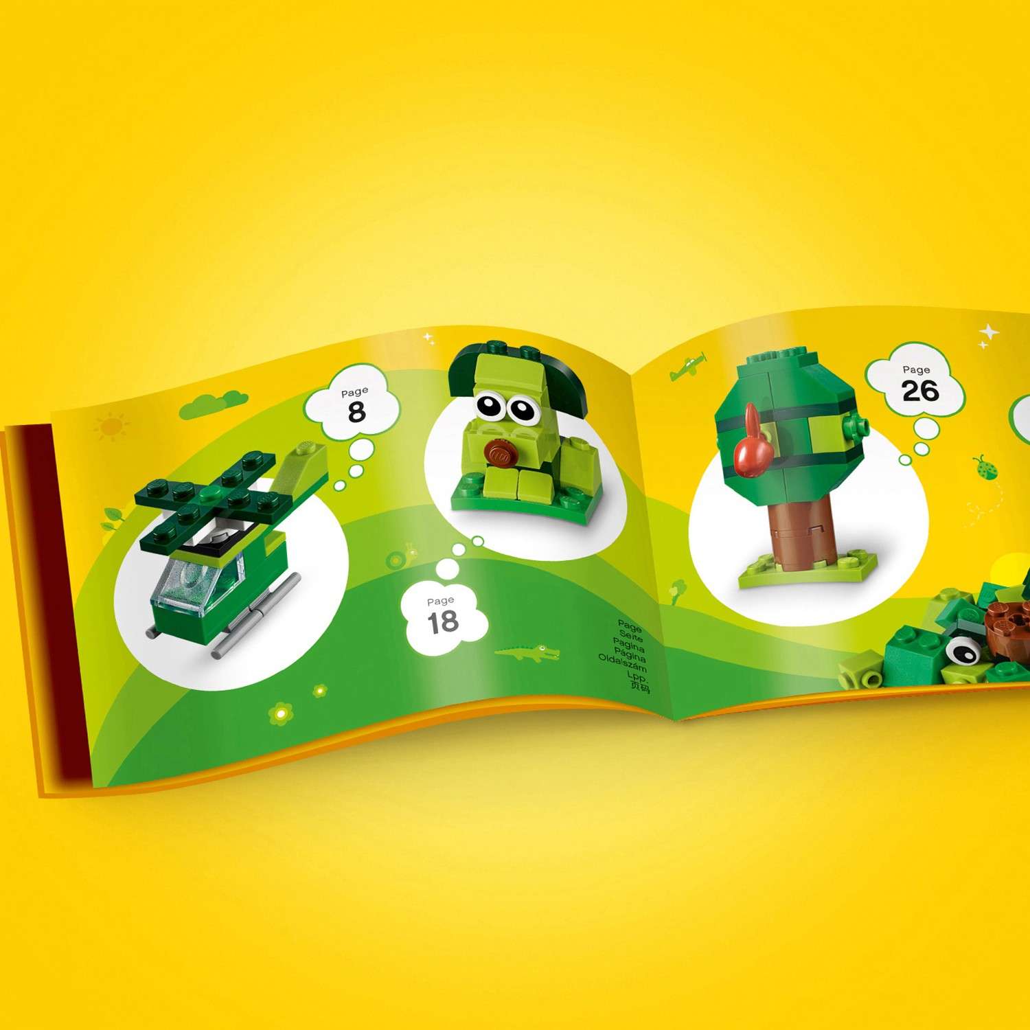 Конструктор LEGO Classic Creative Green Bricks блочный - фото 8