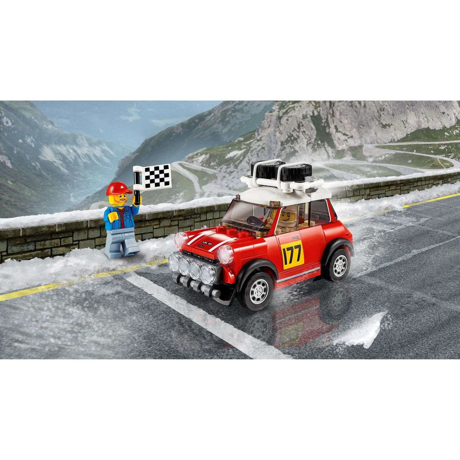 Конструктор LEGO Speed Champions Mini Cooper 1967 и 2018 блочный - фото 8