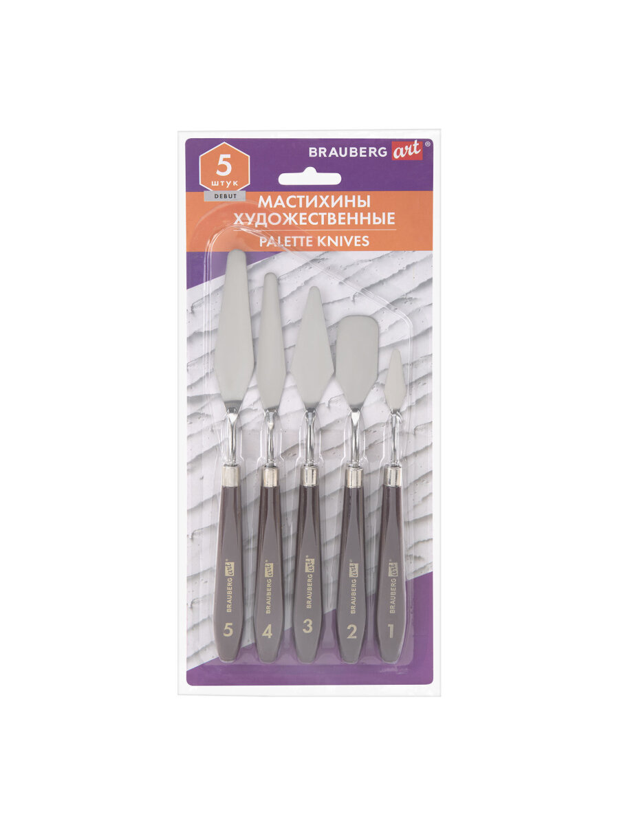 Мастихин Brauberg 5 шт. - фото 2