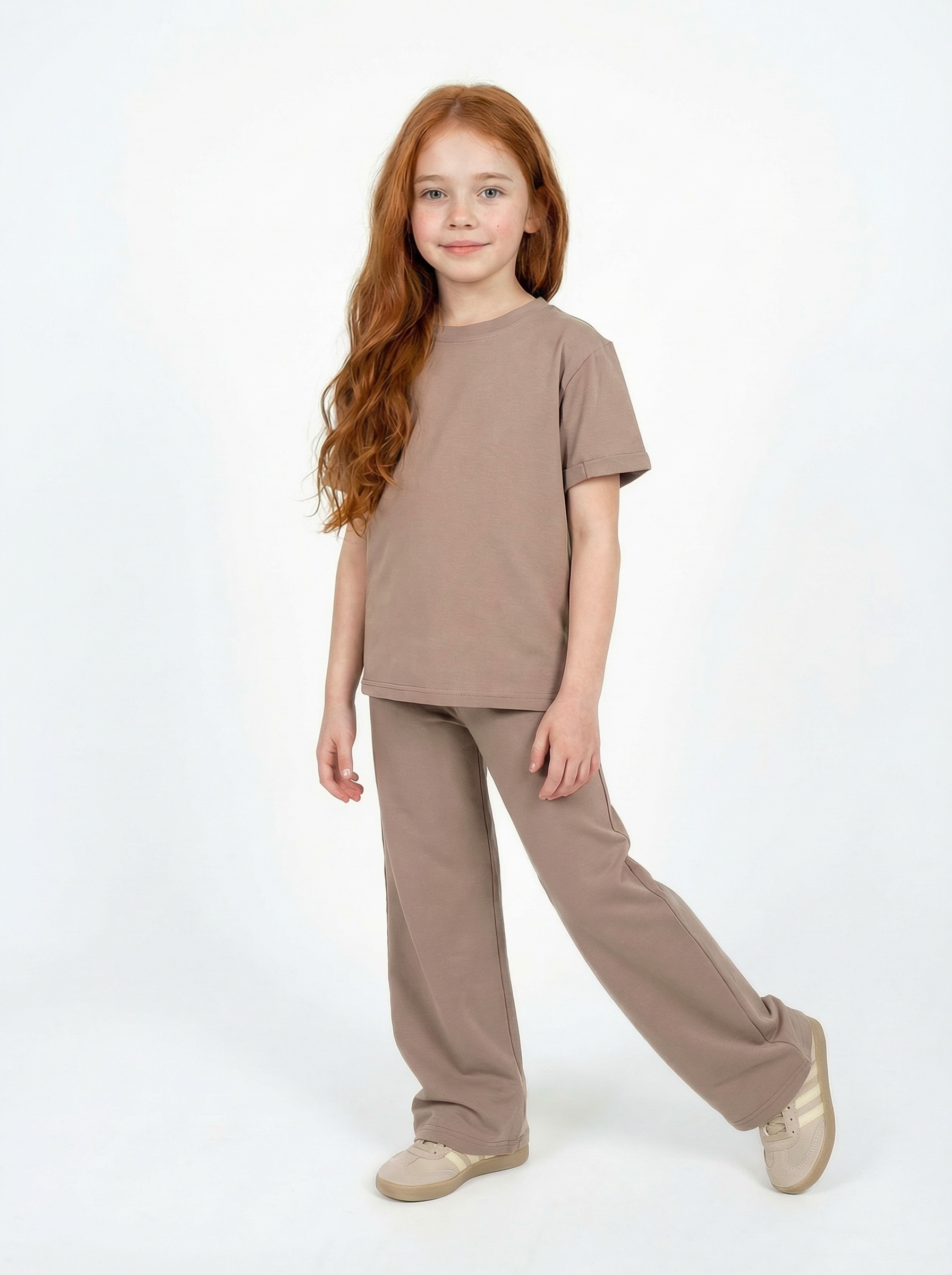 Костюм KiMMi co К-14087060 кофе - фото 1