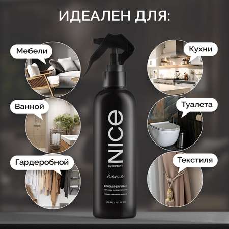 Освежитель воздуха NICE by Septivit Tobacco и Vanilla 300мл