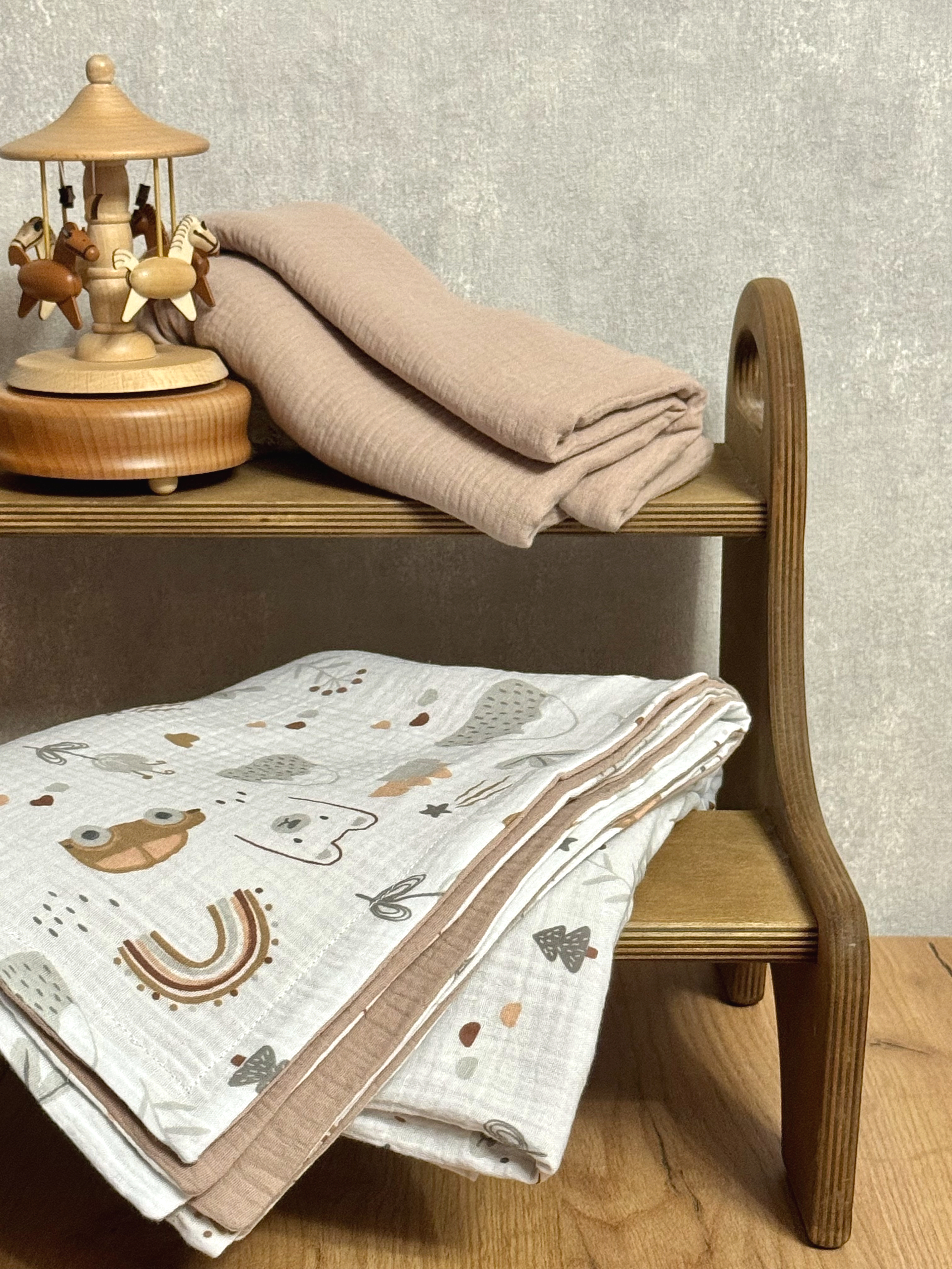 Плед Ладушки муслиновый 95 x 125 см муслин - фото 9