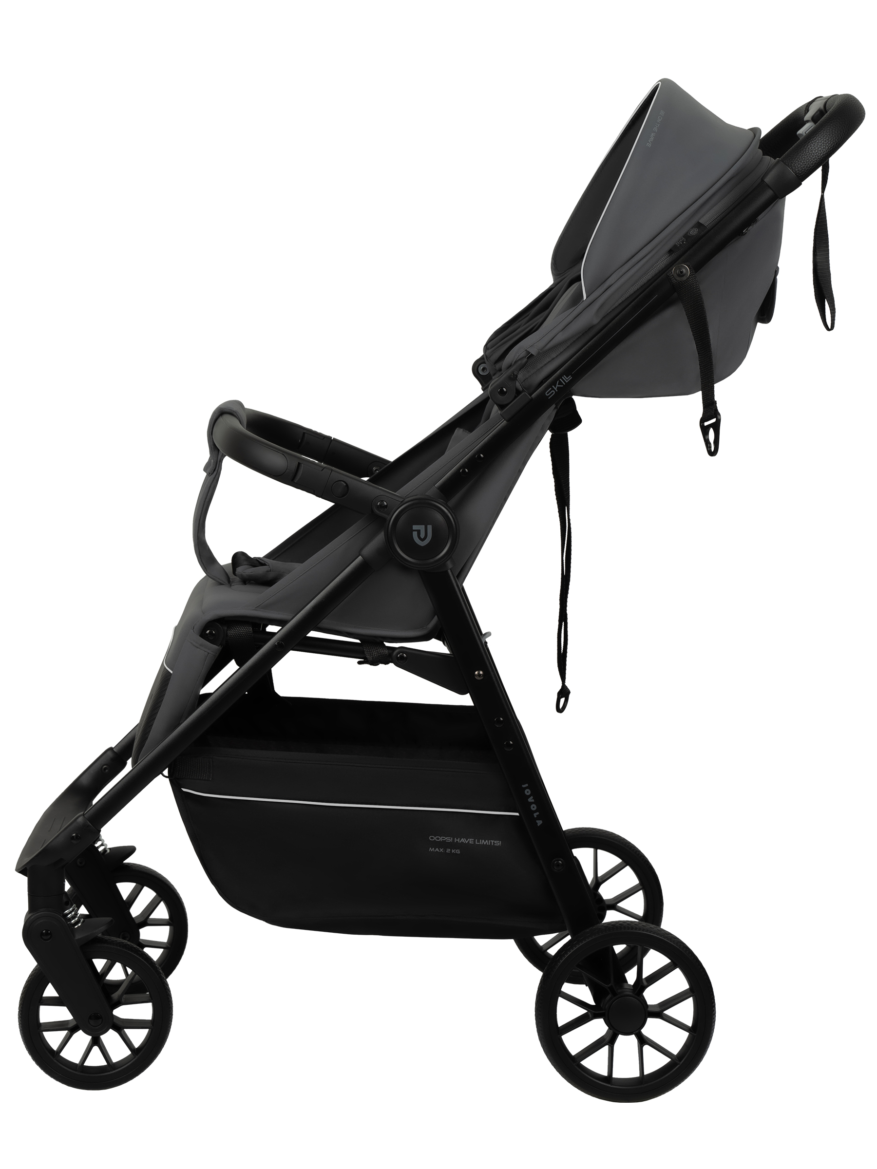 Коляска прогулочная JOVOLA Skill серый - фото 8