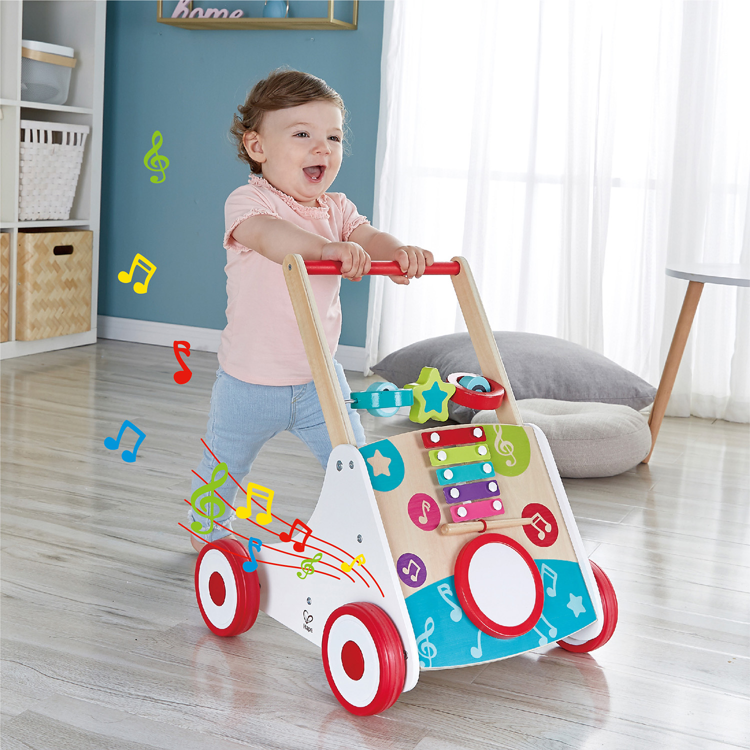 Ходунки Hape Музыкальные с ручкой - фото 2