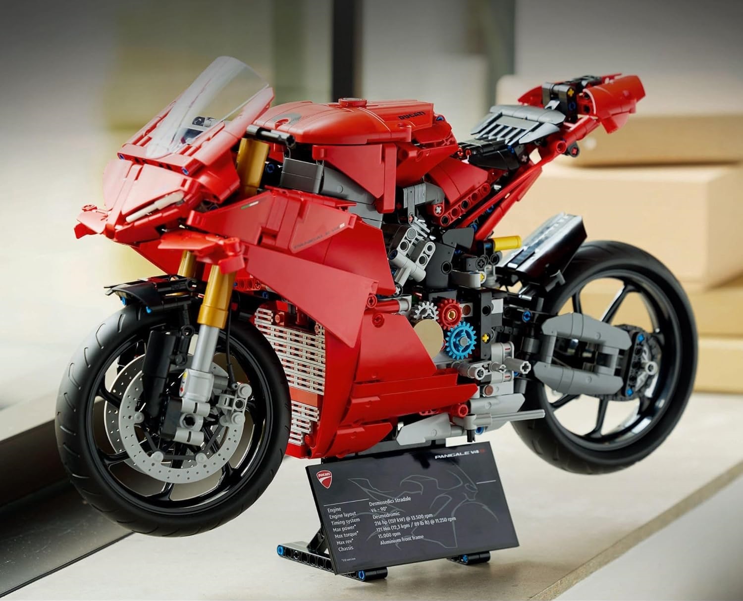 Конструктор LEGO Technic Мотоцикл Ducati Panigale 1603 дет. - фото 3