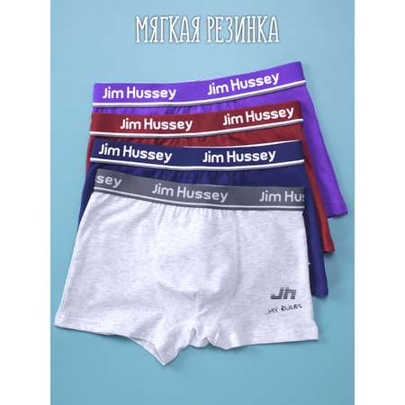 Трусы 4 шт Jim Hussey
