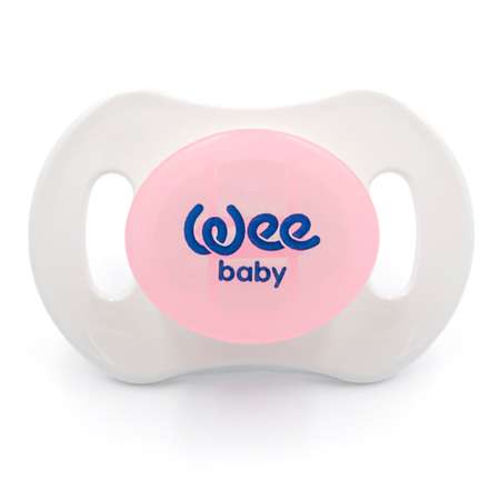 Пустышка WeeBaby ортодонтическая от 6 мес. 2 шт.