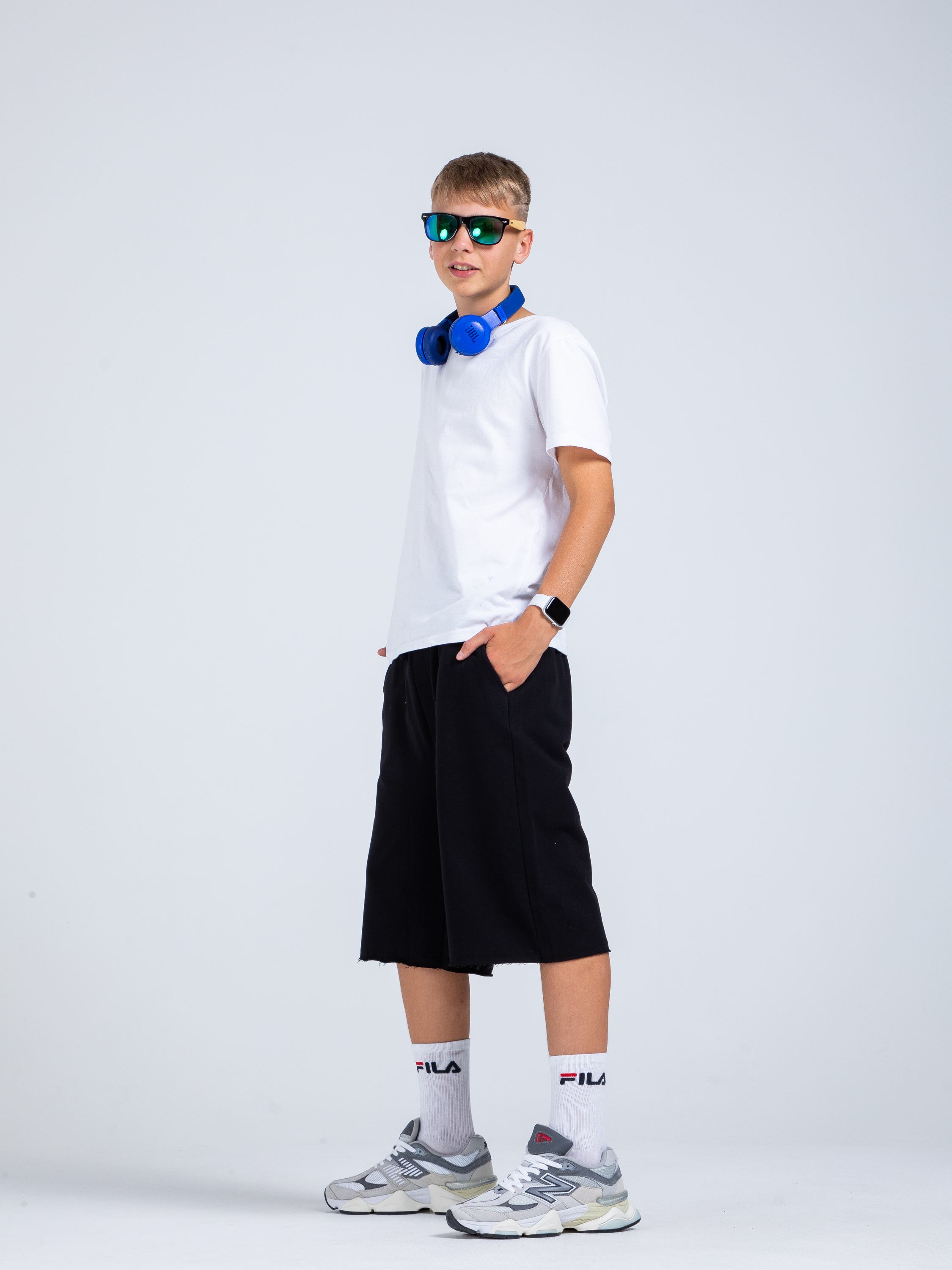 Шорты STELLA MODA 13202_черный - фото 17