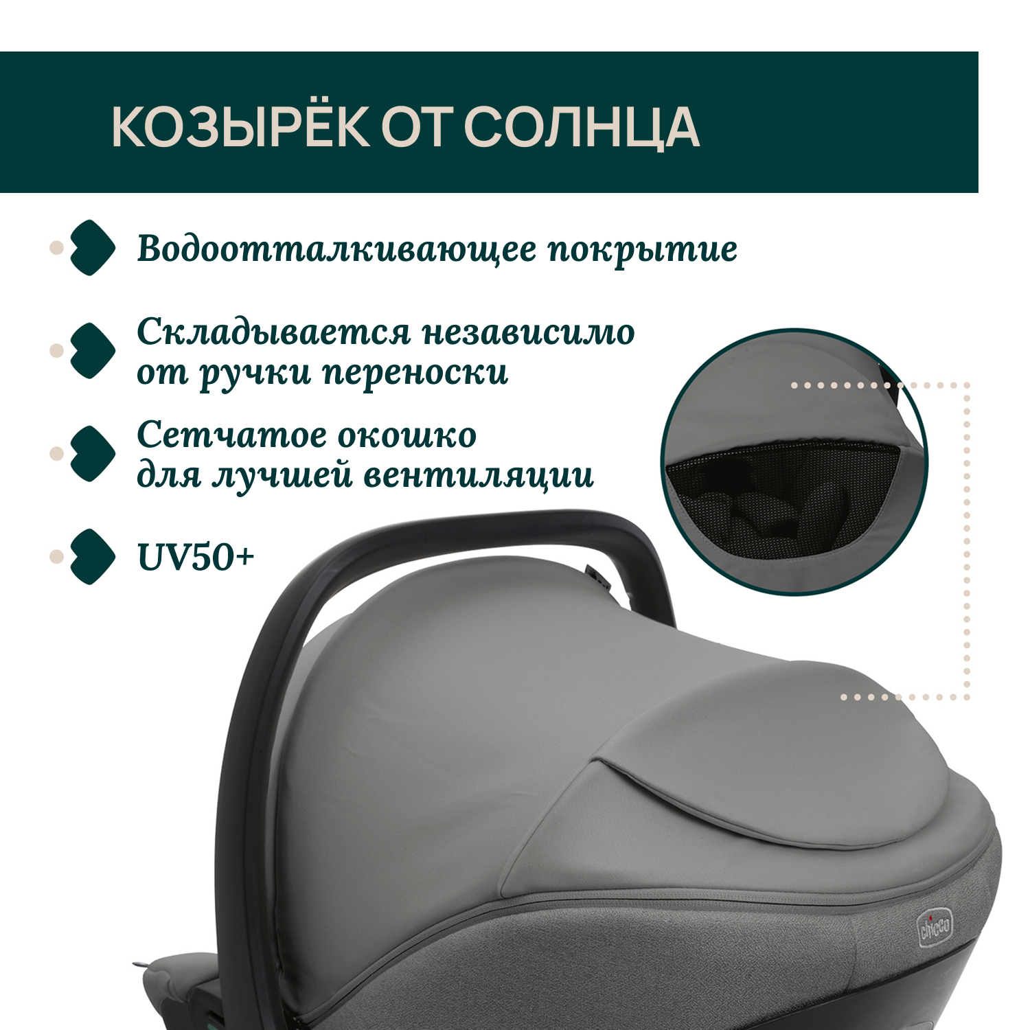 Автокресло Chicco 0 (0 -13 кг) серый - фото 9