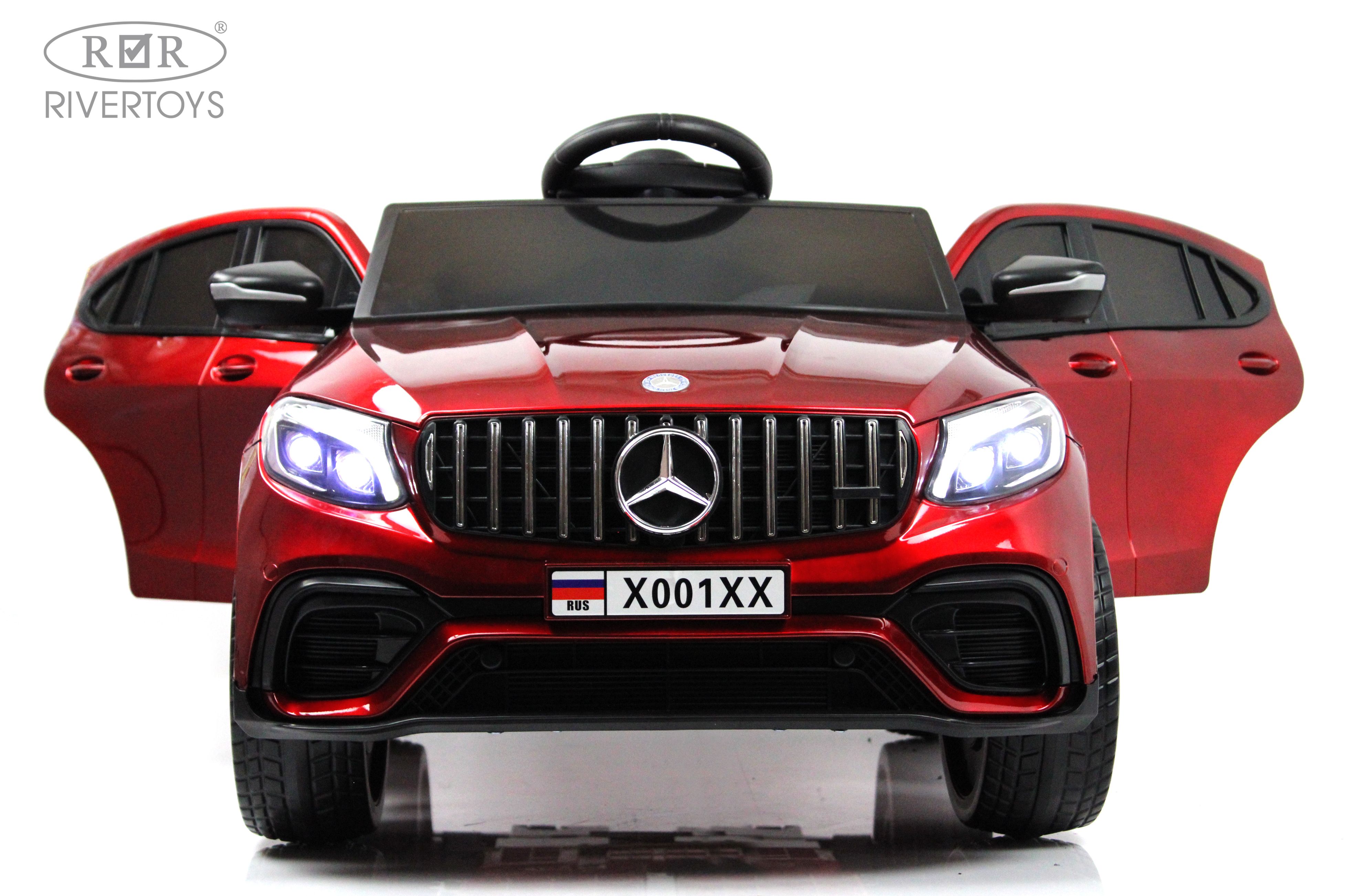 Электромобиль RIVERTOYS Mercedes X001XX-RED-GLANEC С пультом ДУ - фото 9
