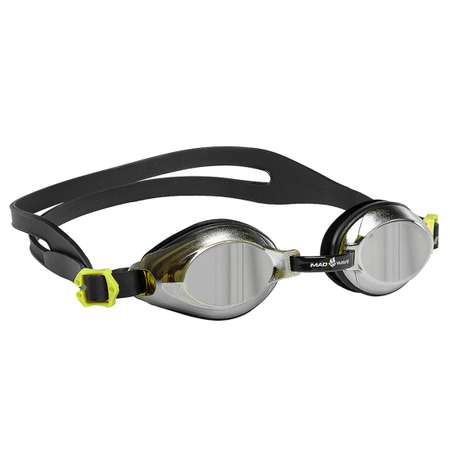 Очки для плавания Mad Wave Aqua mirror M0415 04 0 01W Черный