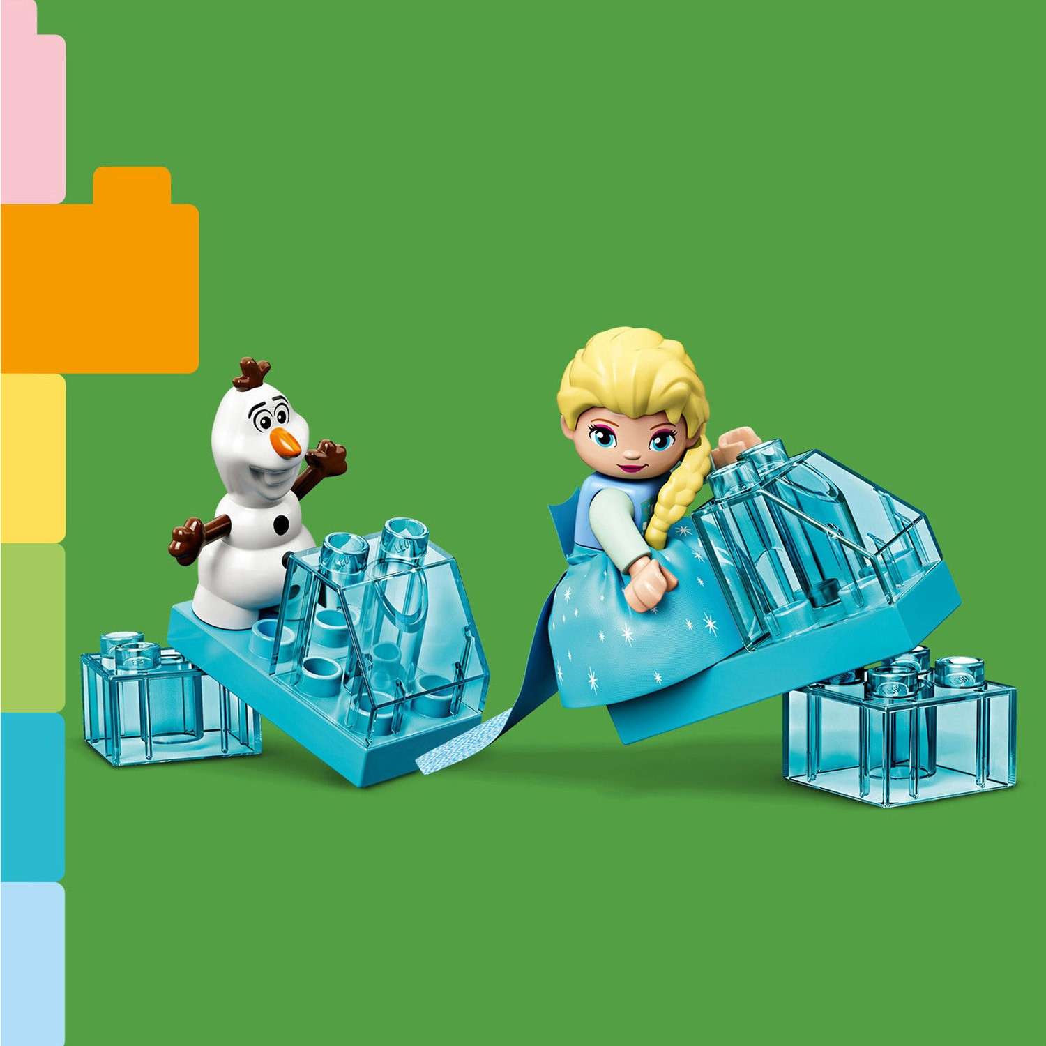 Конструктор LEGO DUPLO Чаепитие у Эльзы и Олафа блочный - фото 10