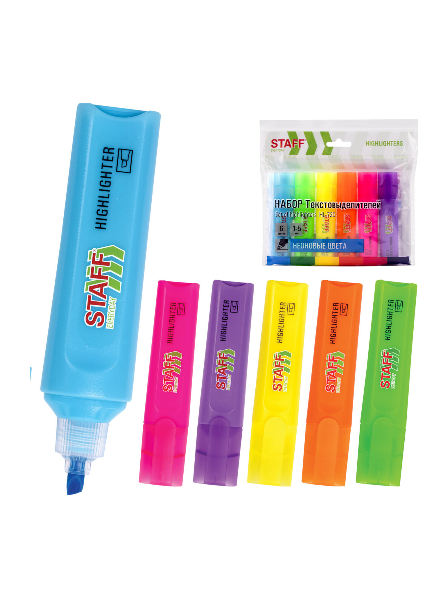 Текстовыделители Staff 6 шт. - фото 5
