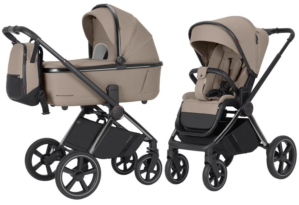 Коляска 2в1 Carrello Ultimo Chrome CRL-6524 / 2025 бежевый - фото 1