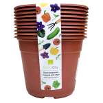 Набор горшков ГазонCity 9*6.8см терракот 10шт