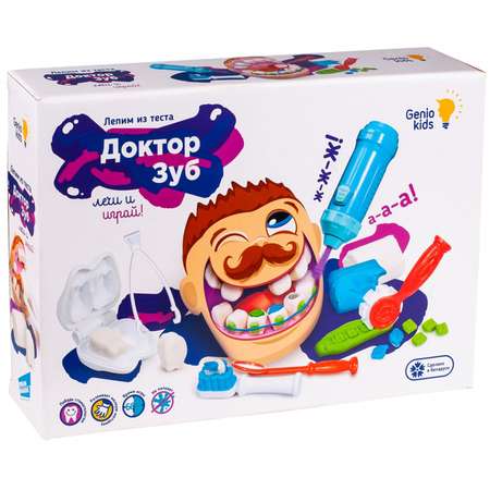 Тесто-пластилин Genio Kids Доктор Зуб