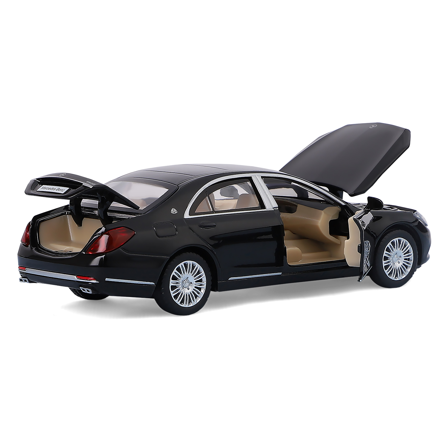 Автомобиль АВТОпанорама Mercedes Benz S600 1:32 JB1251034 - фото 16