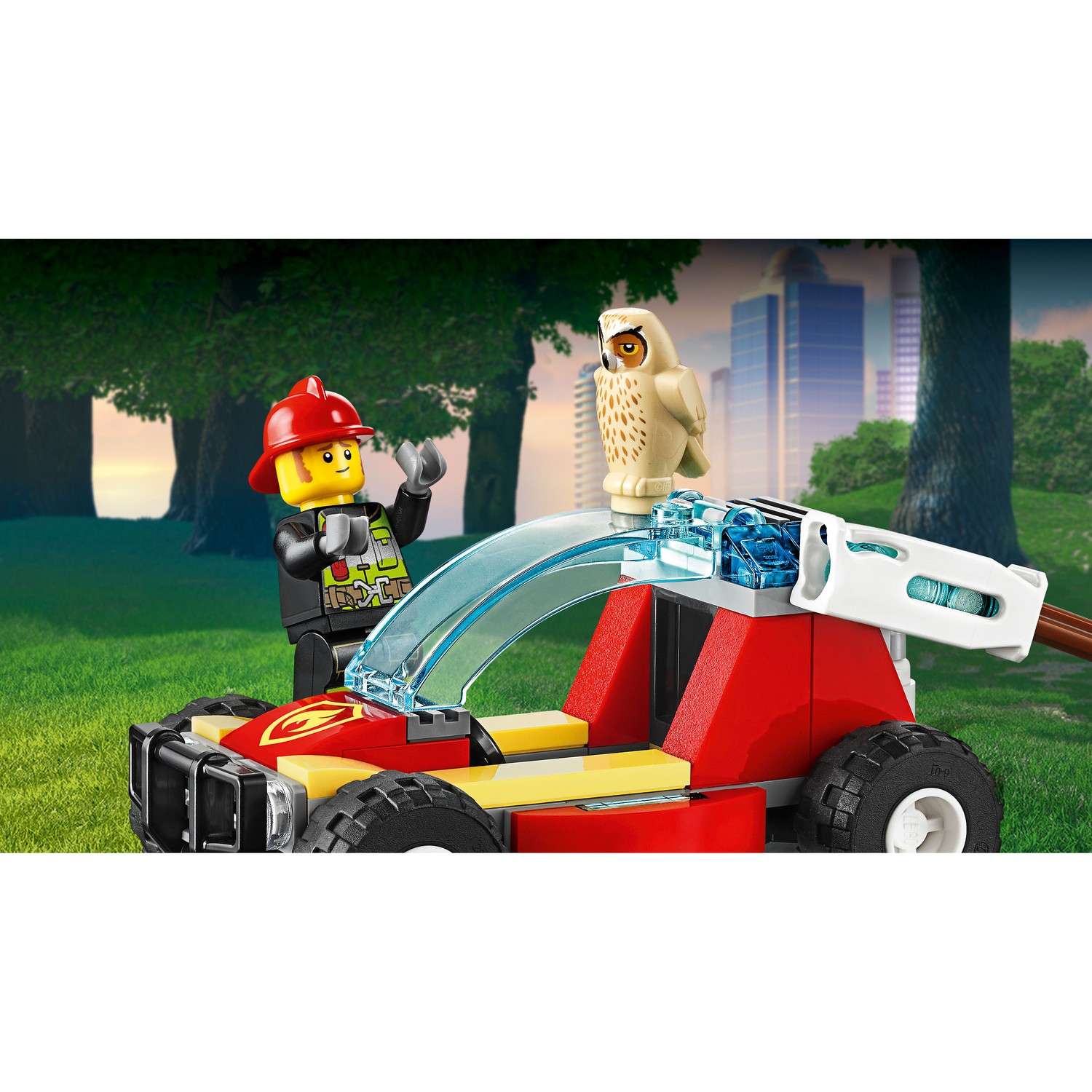 Конструктор LEGO City Fire Лесные пожарные блочный - фото 6