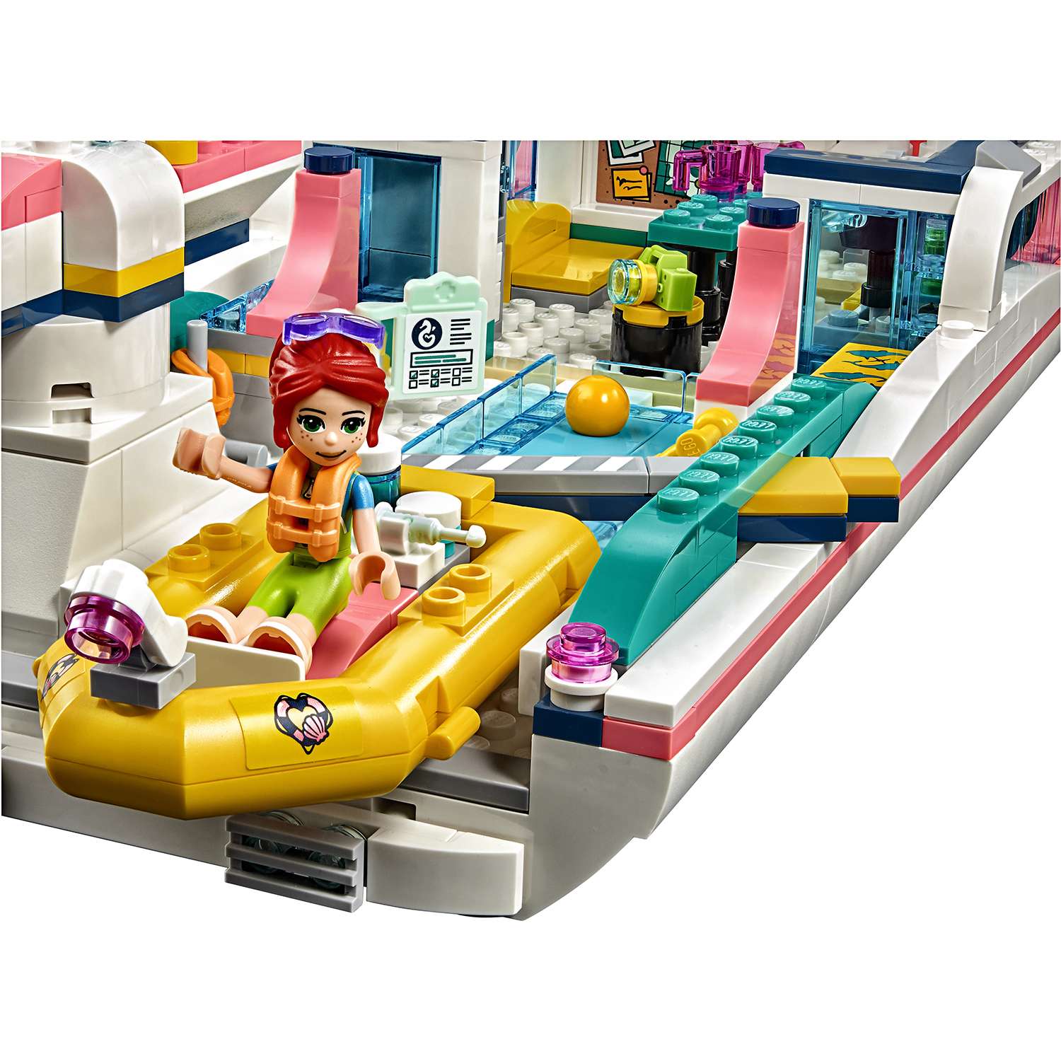Конструктор LEGO Friends Катер спасательных операций блочный - фото 13