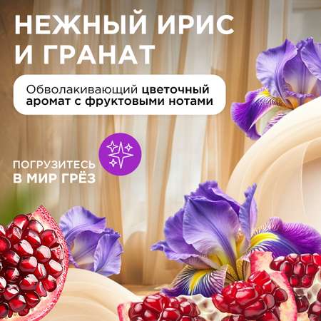 Кондиционер для белья Synergetic Нежный ирис и Гранат Концентрат гипоаллергенный 3750 мл