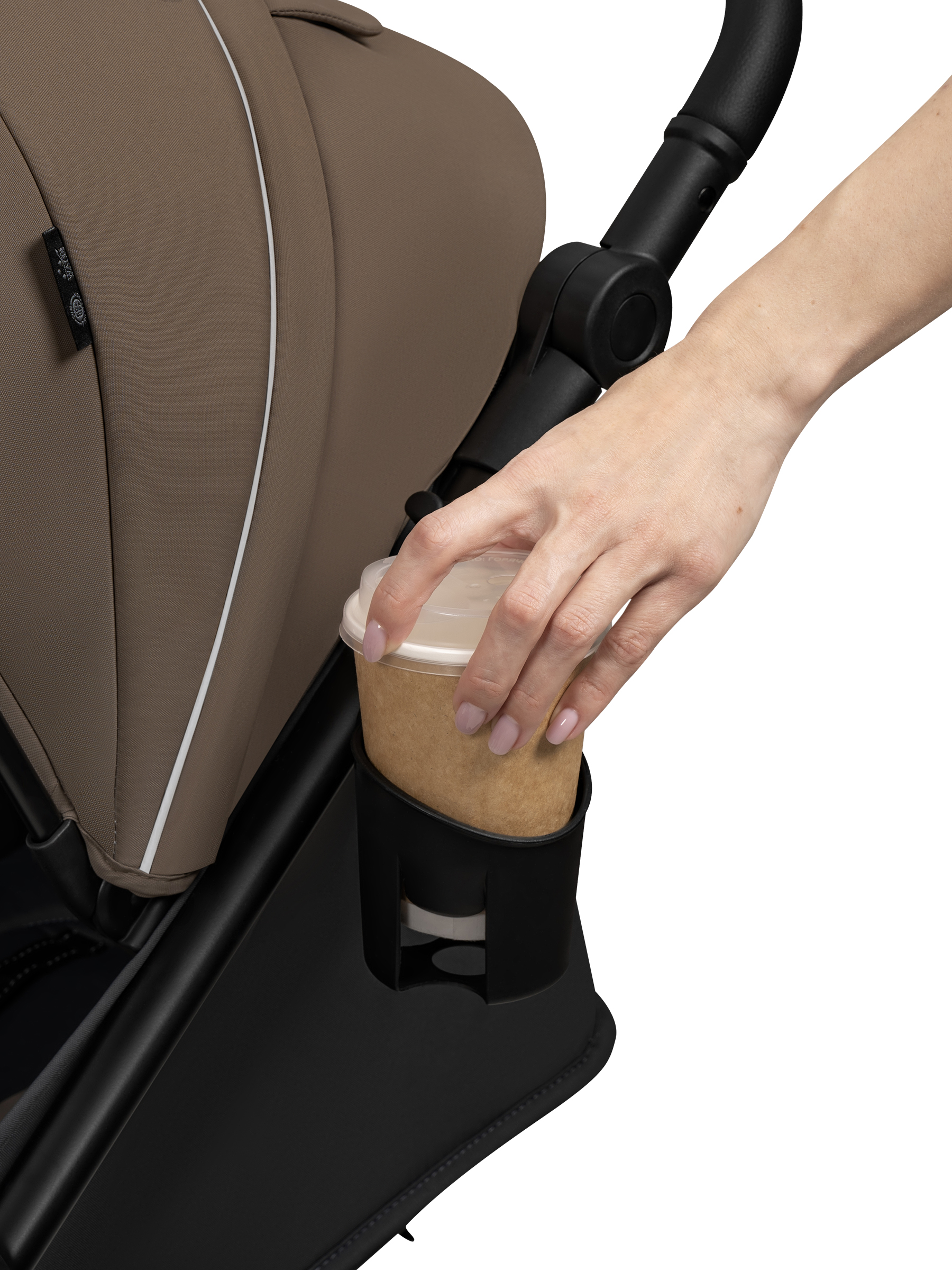 Коляска прогулочная JOVOLA SELENA 2026 темно-беж.-серый - фото 34