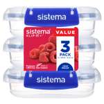 Набор контейнеров Sistema Klip it Plus 180мл