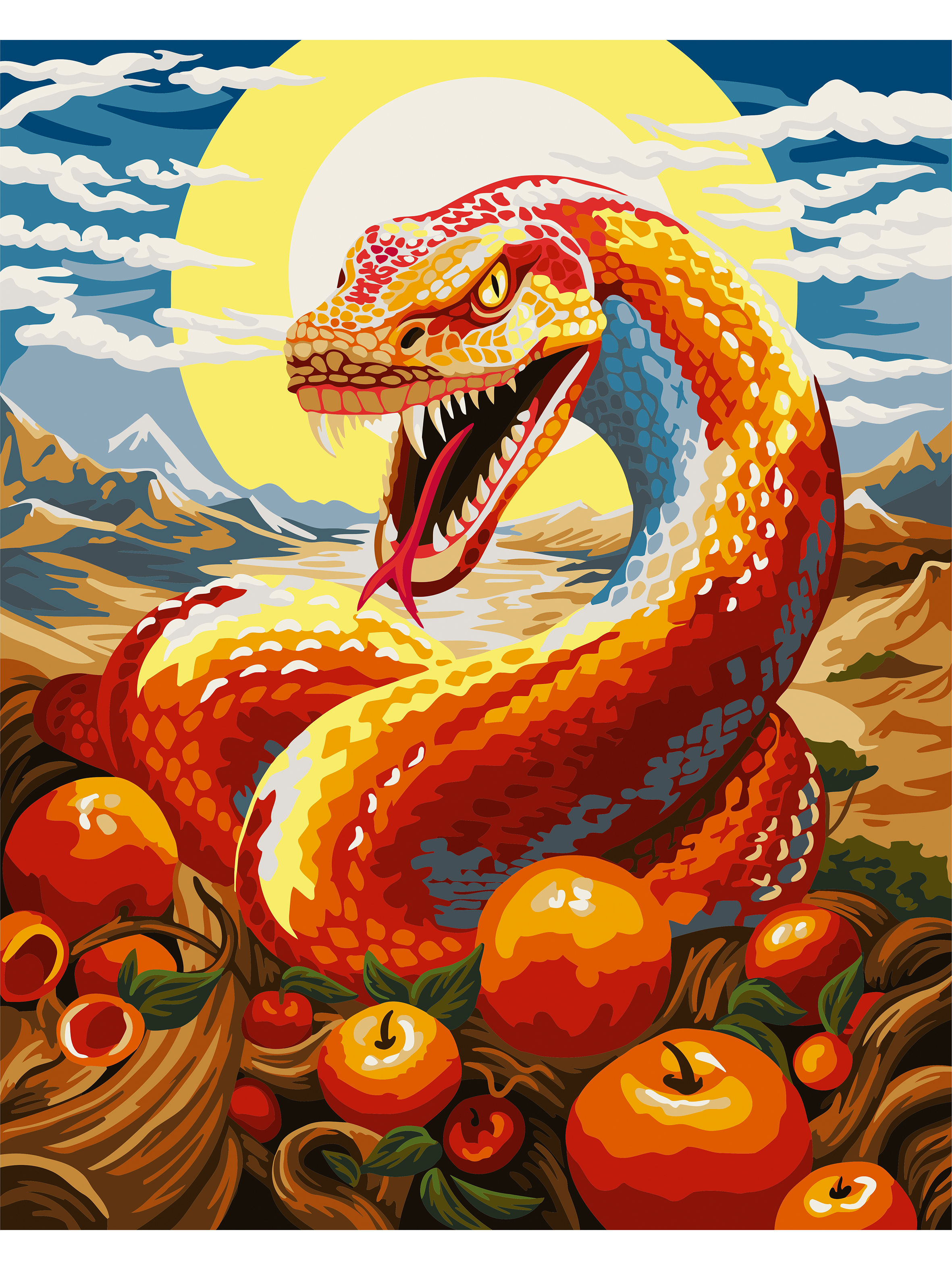 Картина по номерам Hobby Paint Змея в ассортименте - фото 2