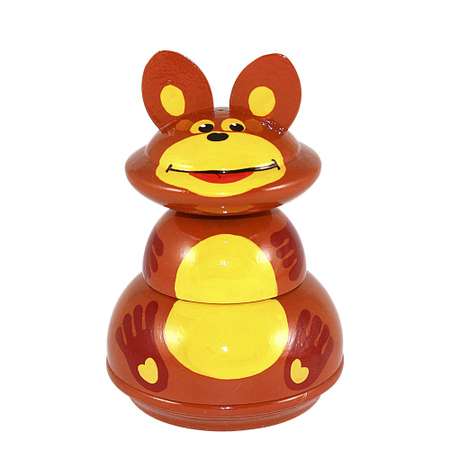 Игрушка Золотая Хохлома пирамидка