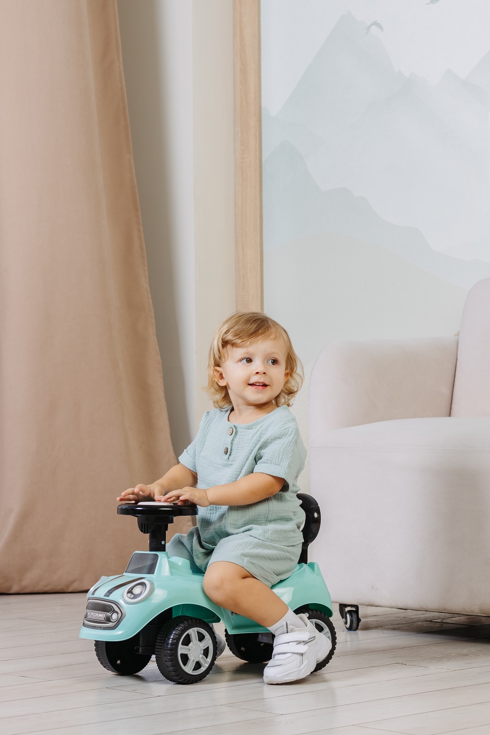 Каталка BabyCare Speedrunner белый - фото 10