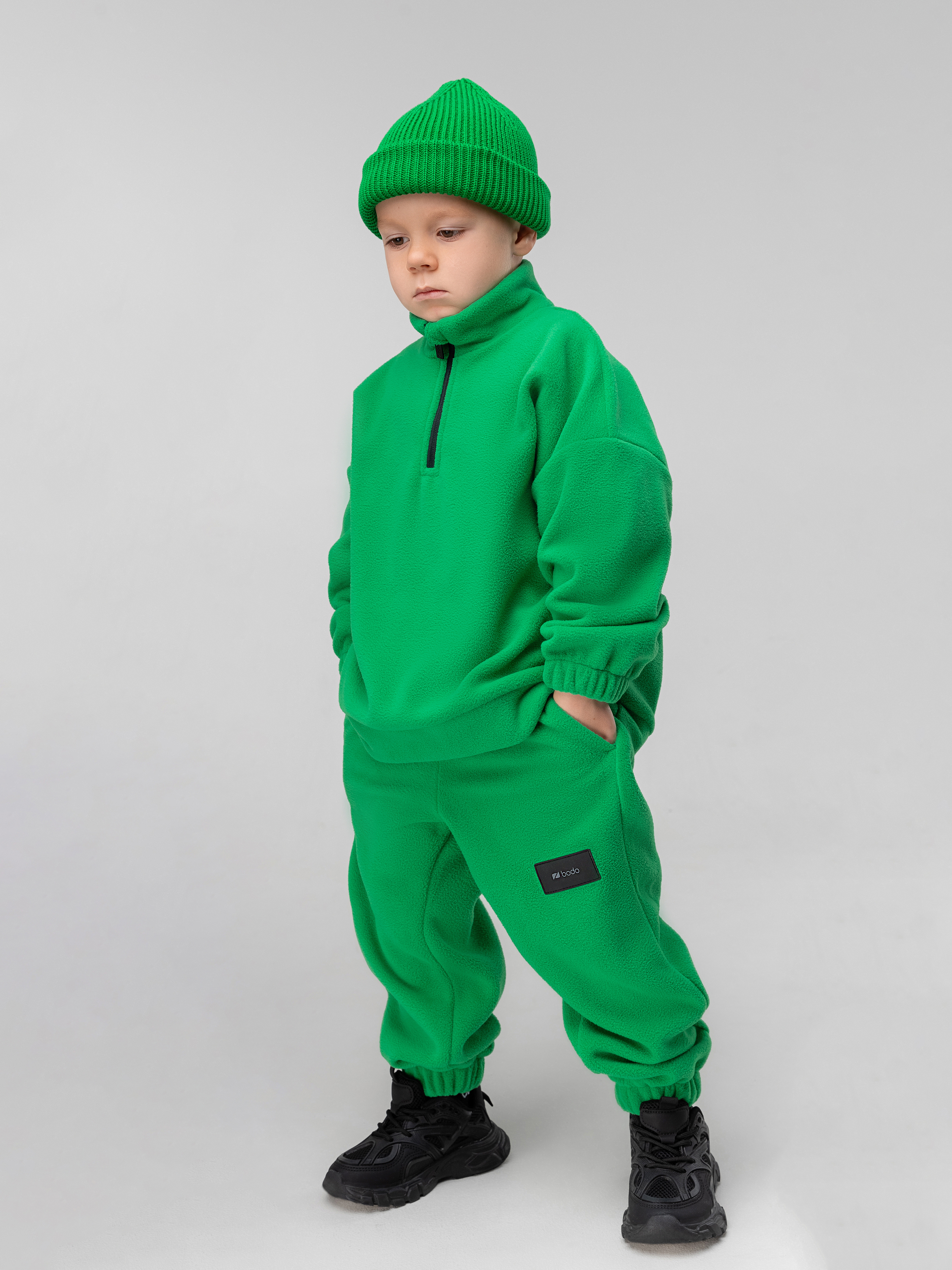 Толстовка и брюки Bodo 11-646MU_зеленый - фото 1