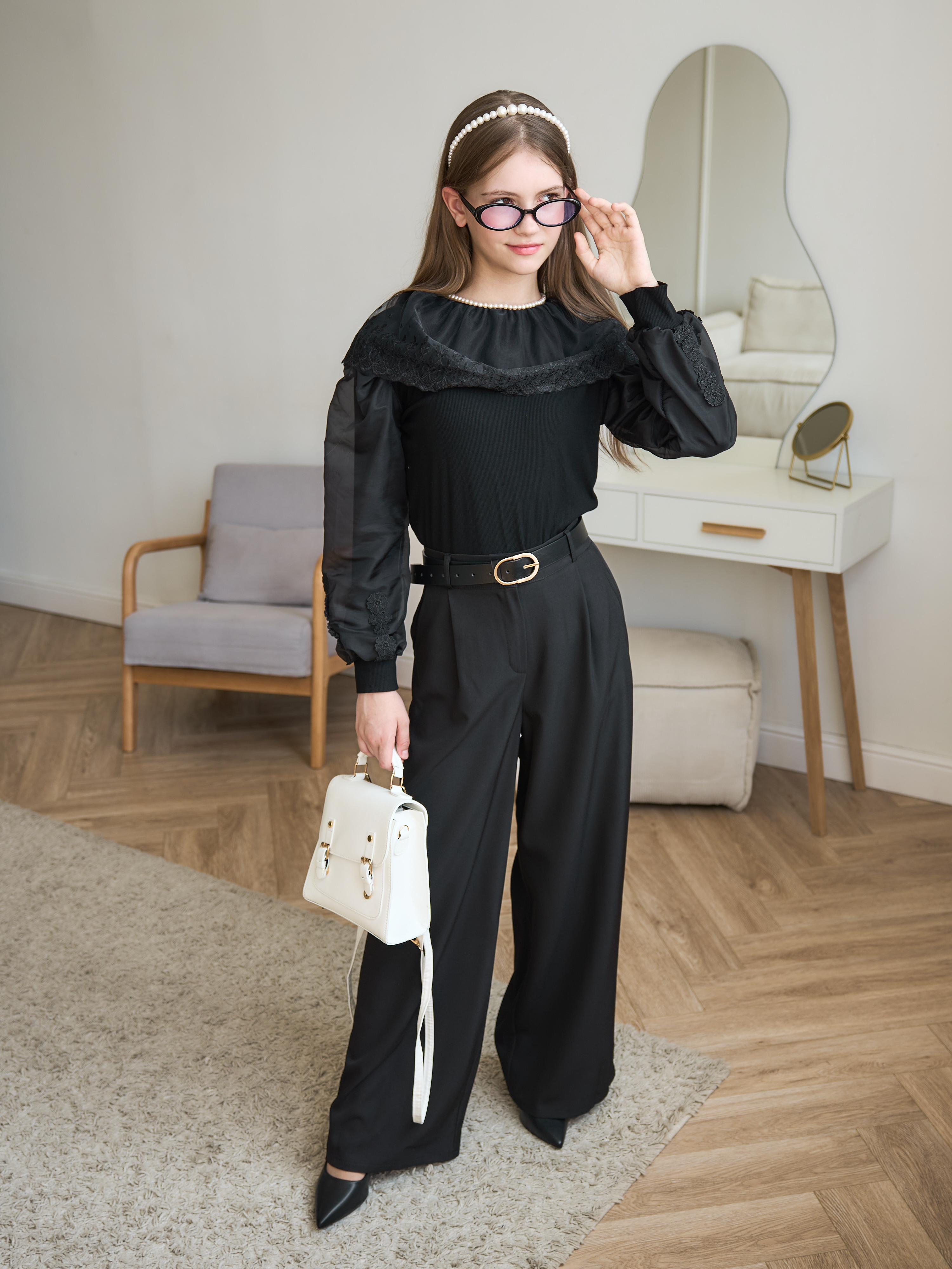 Брюки СИНЯЯ МОДА W501B-G39 - фото 4