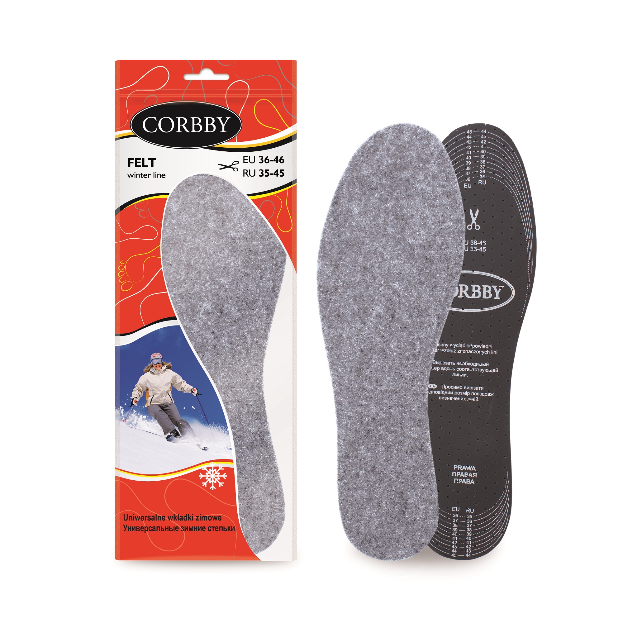 Зимние стельки FELT CORBBY 1261С - фото 1