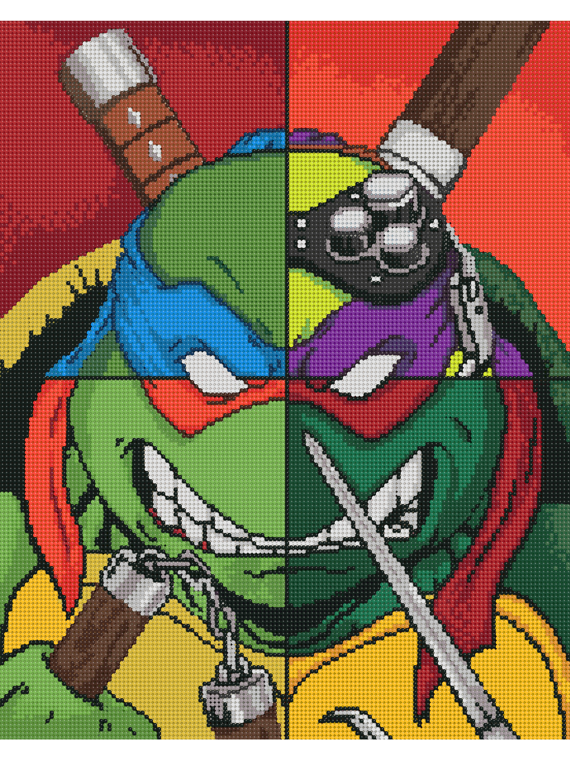 Алмазная мозаика Art sensation Черепашки ниндзя в ассортименте - фото 2