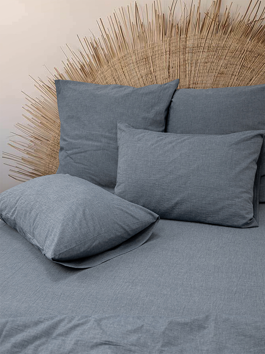 Комплект постельного белья BRAVO Organic джинса 6 предм. - фото 5