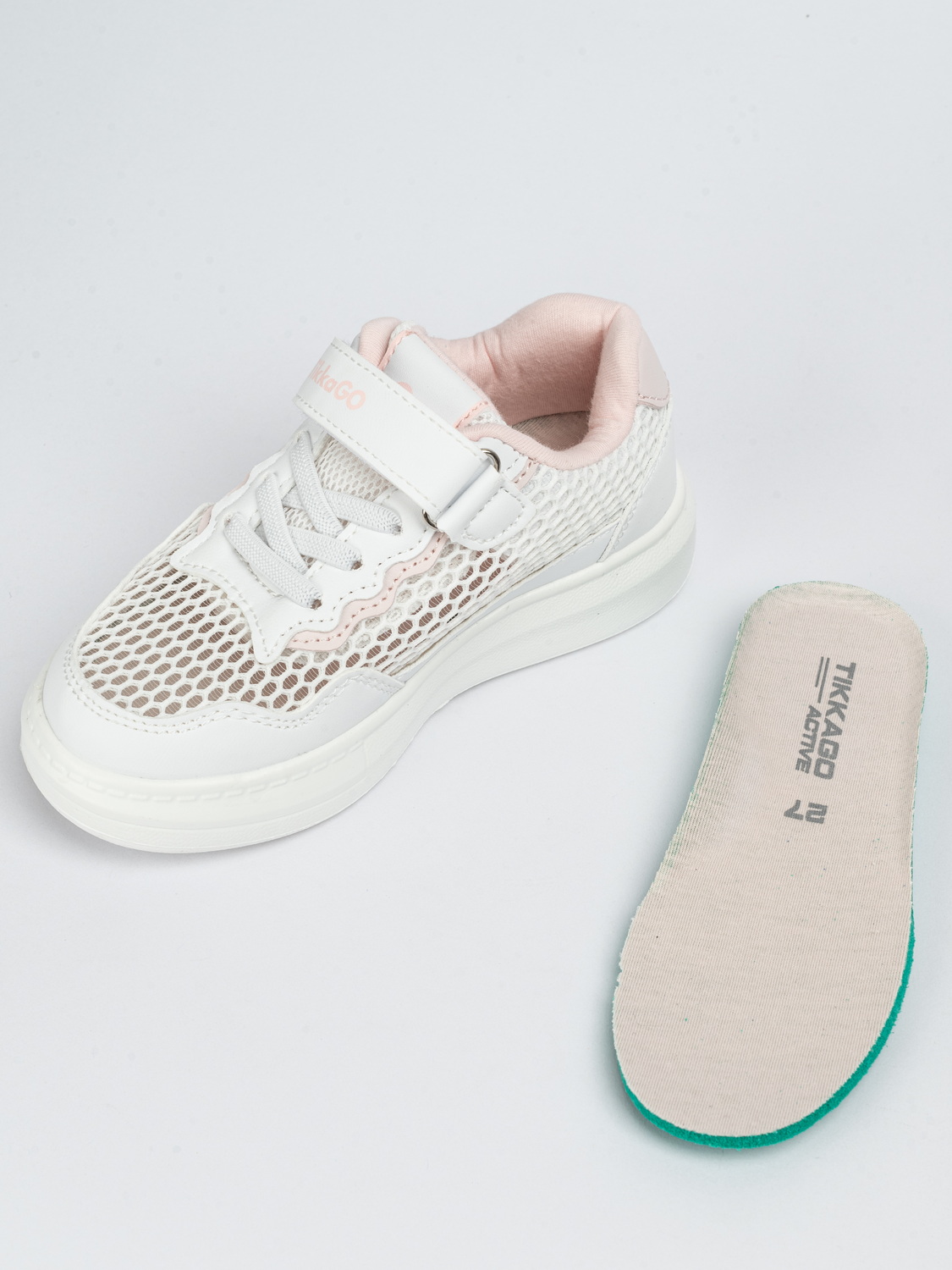 Кроссовки TikkaGo 7Y85_32502_white-pink - фото 11