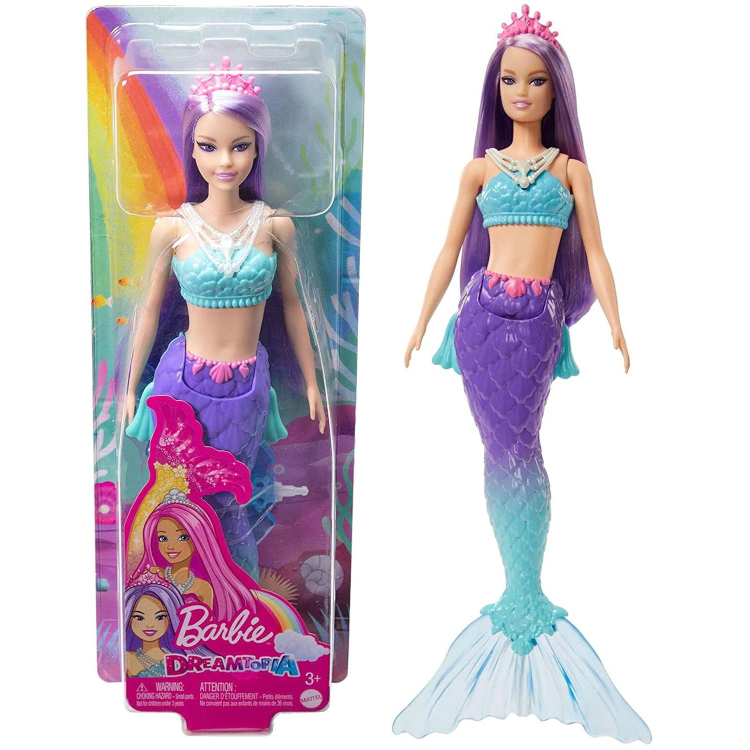 Кукла модельная Barbie Dreamtopia Русалка HGR10 - фото 5