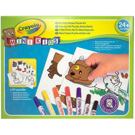 Набор для рисования Crayola Мой первый пазл с наклейками