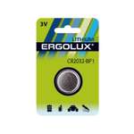 Батарейка Ergolux CR2032