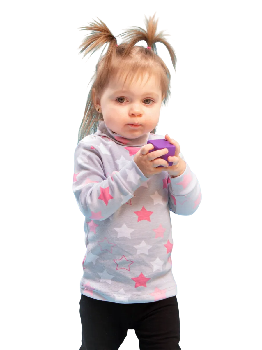 Водолазка TOTEMFOX 231РНАБ2(1)F/розовые звезды - фото 1