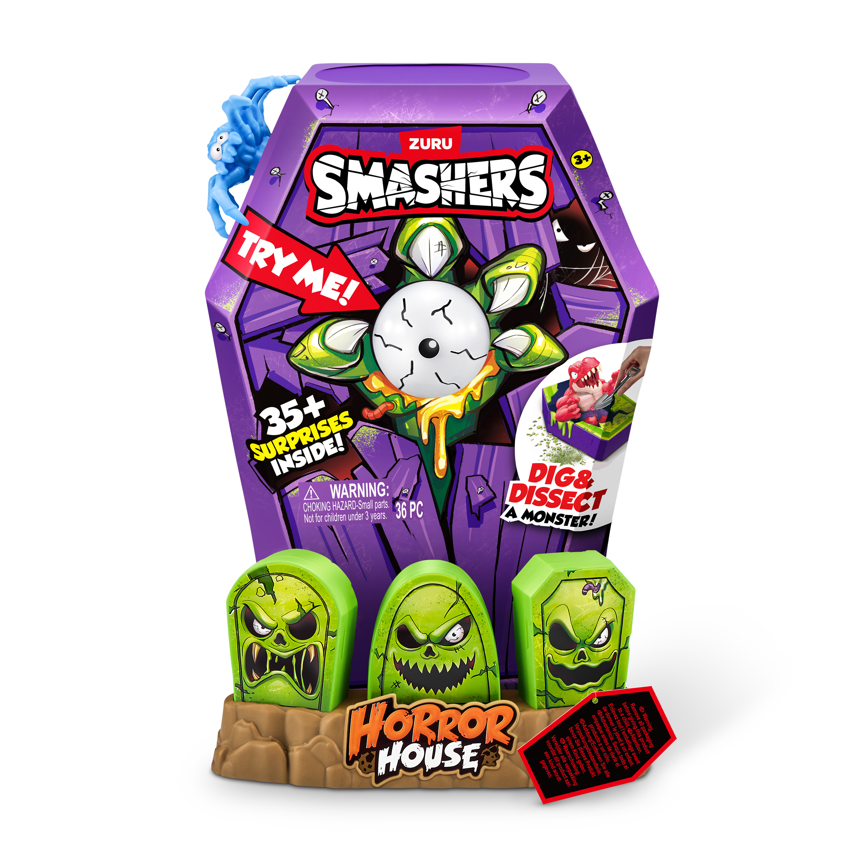 Игровой набор Zuru Smashers Дом Ужасов большой - фото 1