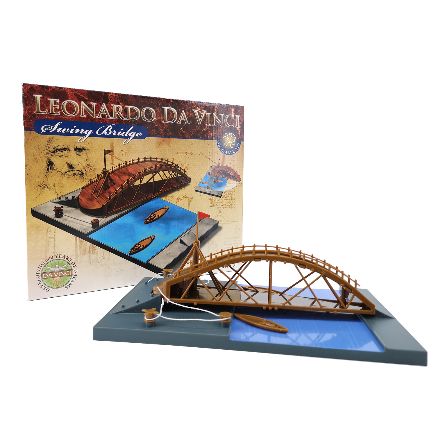 Конструктор EDU-TOYS Переносной мост блочный - фото 1