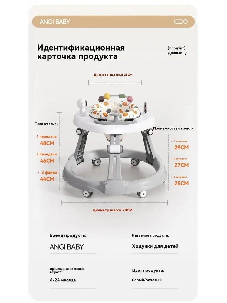 Ходунки EVERFLO зеленый - фото 4