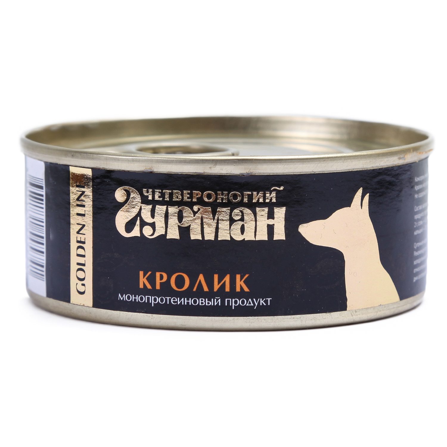 Корм для собак Четвероногий Гурман 100г Golden кролик натуральный в желе - фото 1