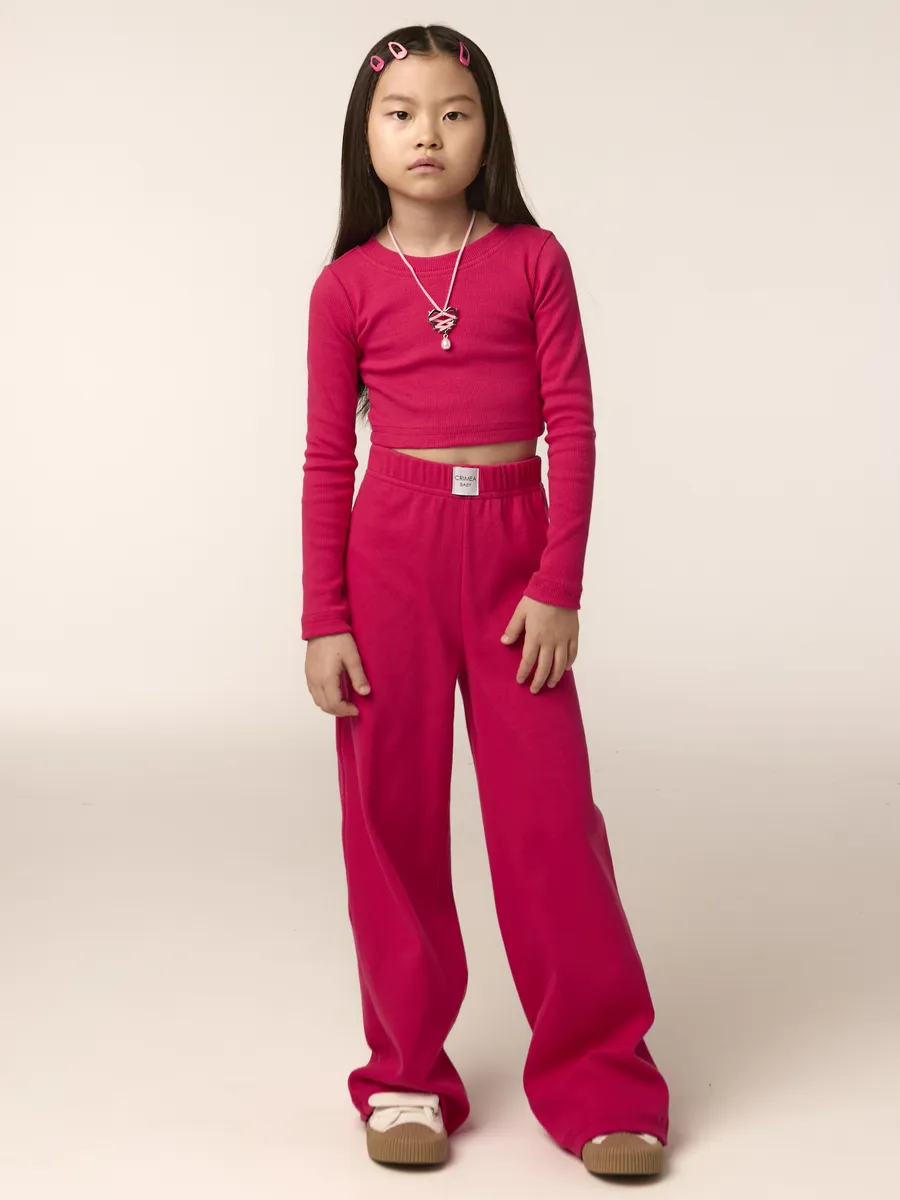 Топ и брюки Crimea Baby Milu/fuchsia - фото 1