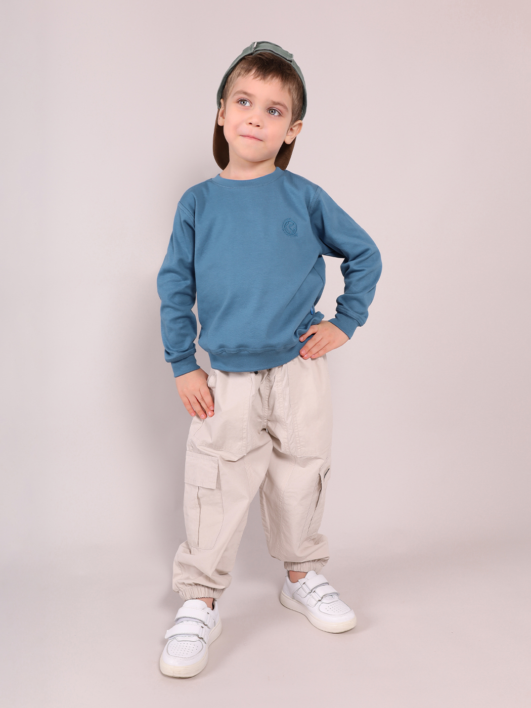 Свитшот LEO 3037А_индиго - фото 4